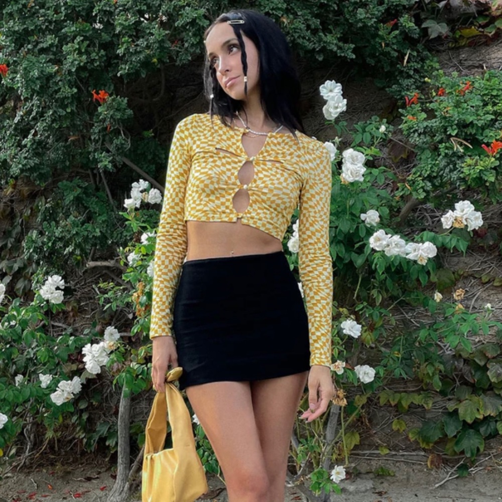 Princess Polly Black Selby Mini Skirt